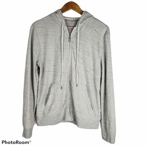 Everlane Sz Small Gray French Terry Full Zip Hoodie